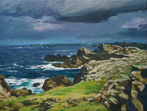 Jian Xuanyi Paysage de Bretagne 80x60 Huile sur toile