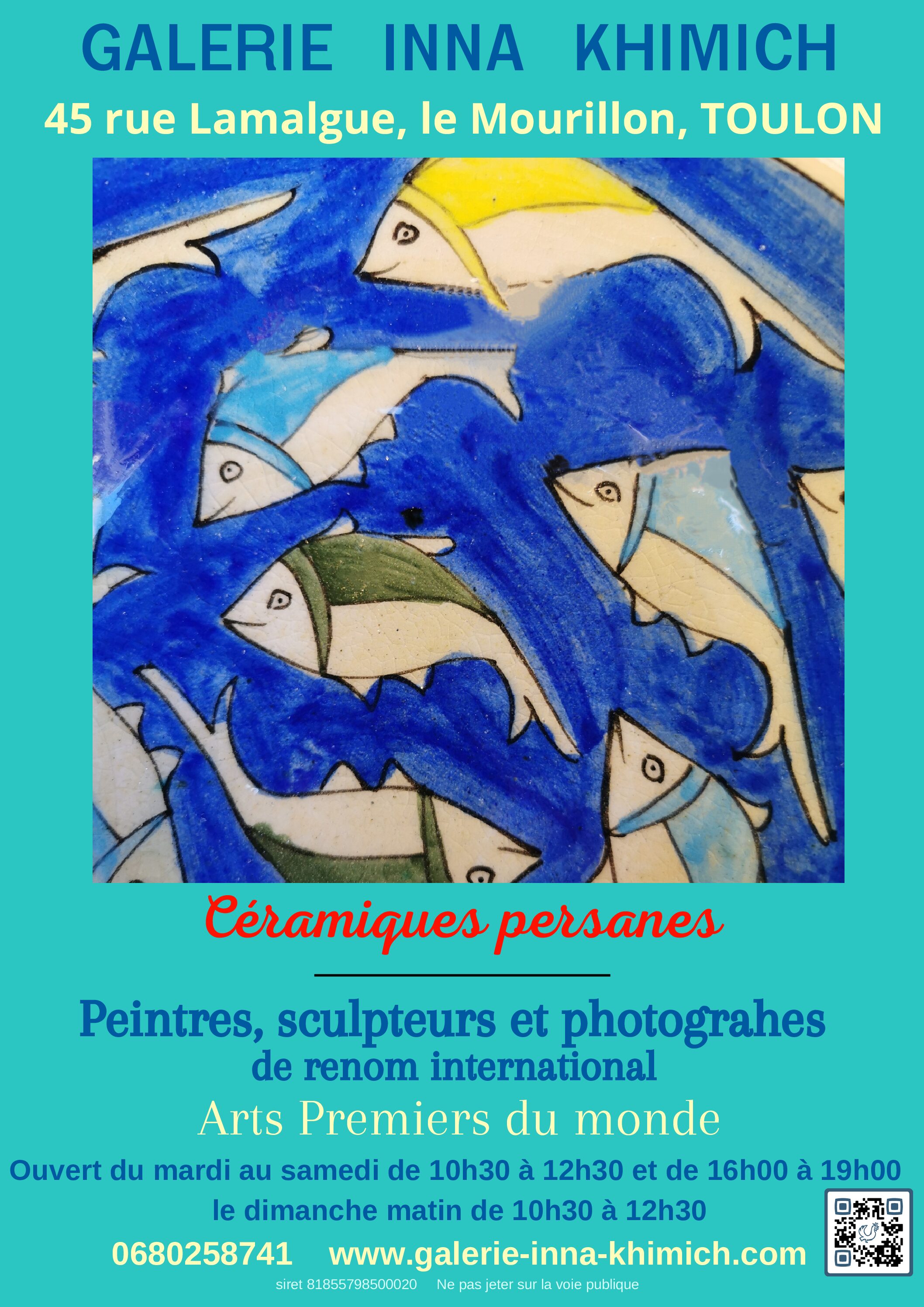 Exposition de céramiques persanes